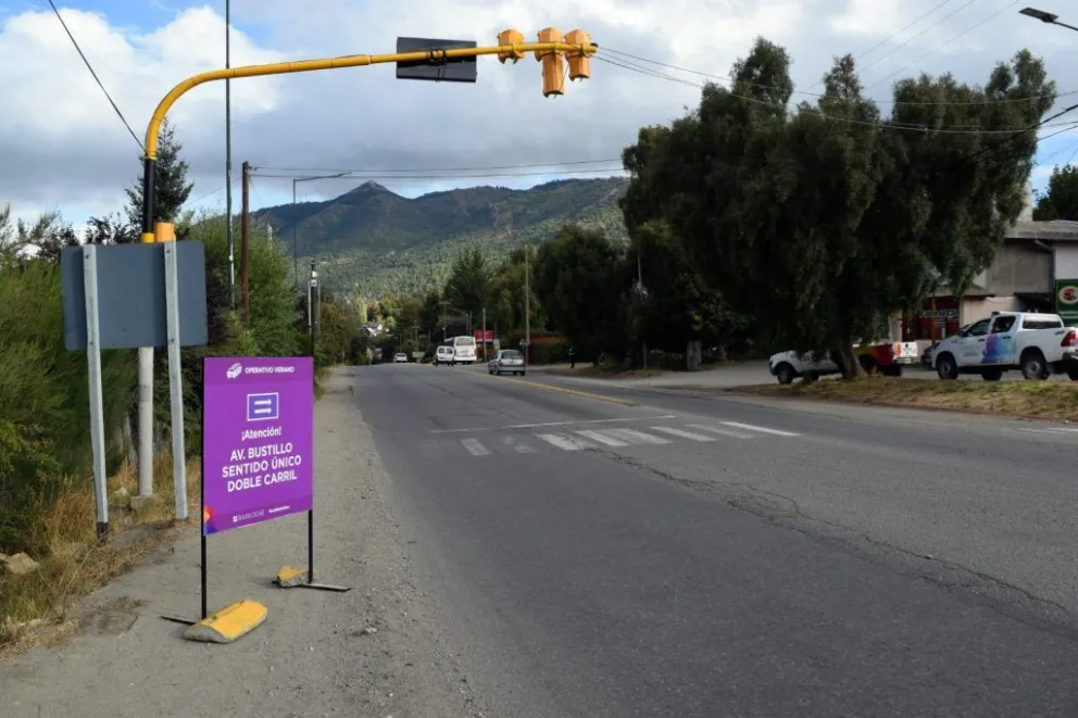 Este domingo, los semáforos de Bustillo se dejarán intermitentes