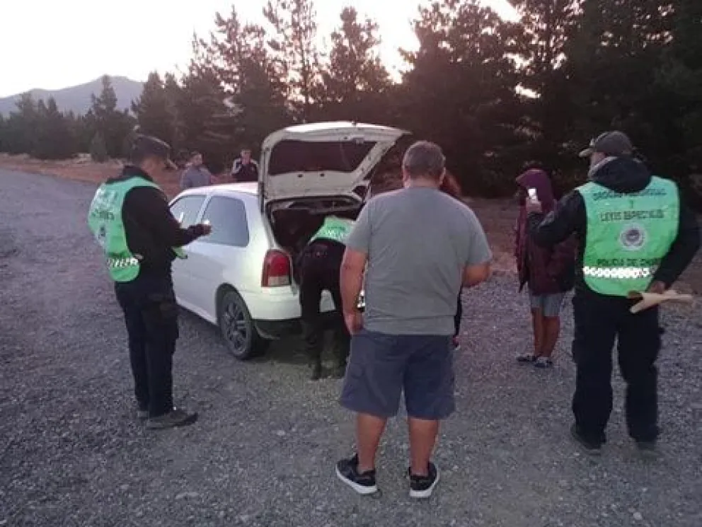 Los detuvieron en un control de rutina y la perra Dara dio con marihuana y numerosos elementos robados