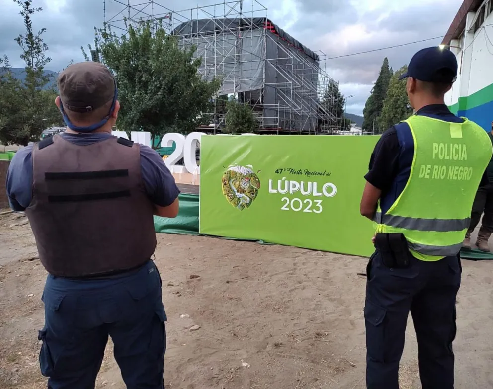 Policía diseñó un operativo de seguridad para la Fiesta Nacional del Lúpulo