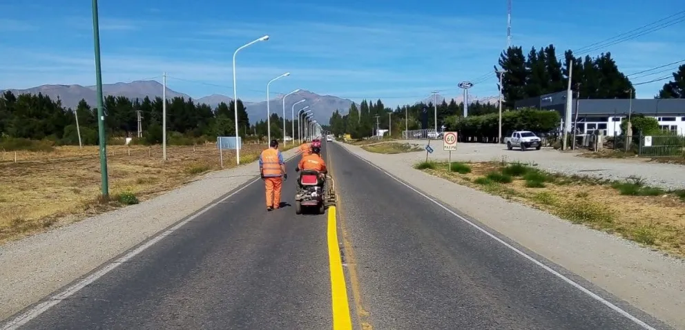 Desde Vialidad Rionegrina solicitan precaución por trabajos de demarcación en la zona Este de la ciudad