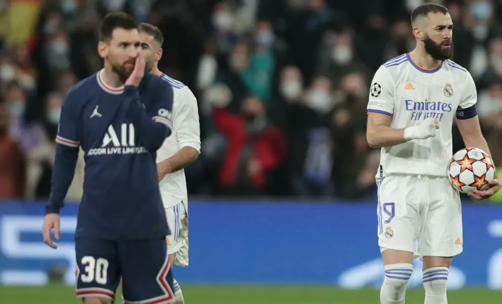 Benzema relució sus títulos y su descontento con el premio The Best. Messi le respondió de manera contundente