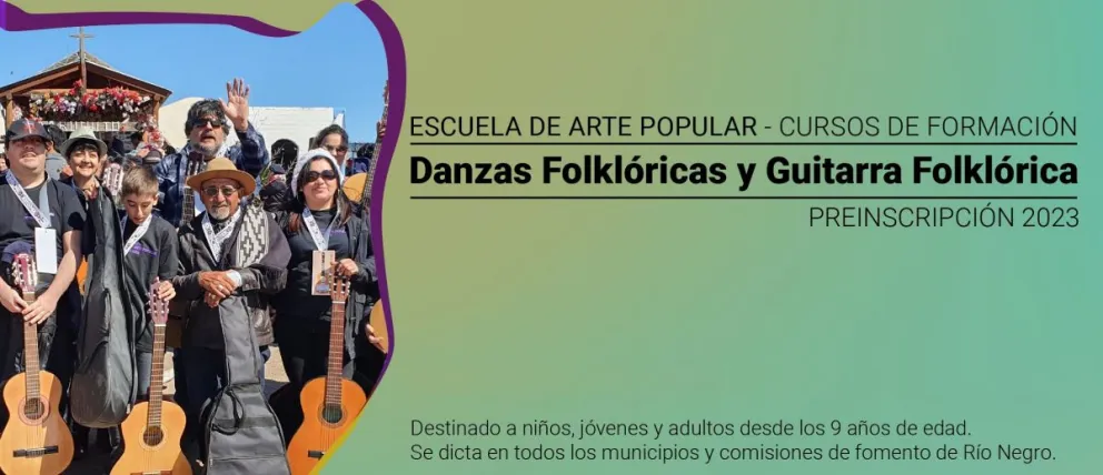 Clases gratuitas de guitarra y danzas folclóricas a cargo del IUPA 
