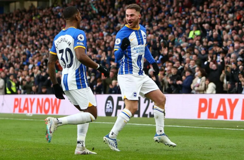 Gol de Mac Allister y asistencia de Buonanotte en la goleada del Brighton