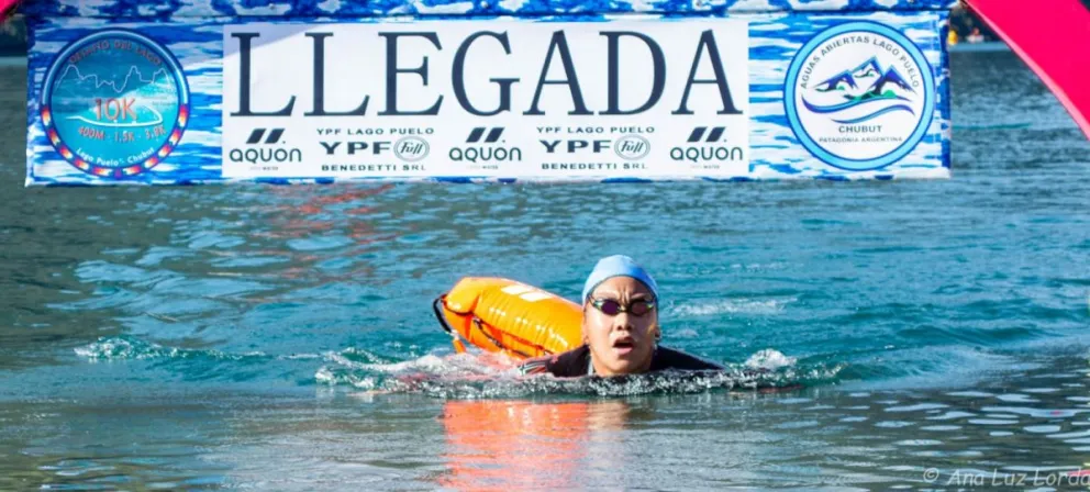 Mayte Puca se quedó con el Desafío del Lago de aguas abiertas