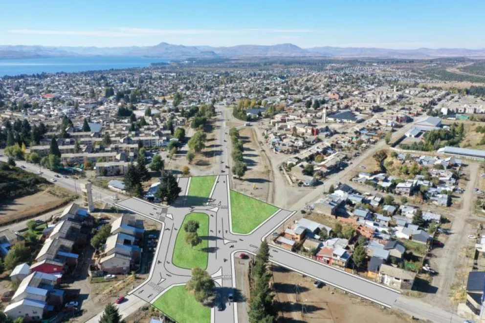 Solicitan precaución a los automovilistas por la finalización de obra de la rotonda de calles Beschtedt y Herman