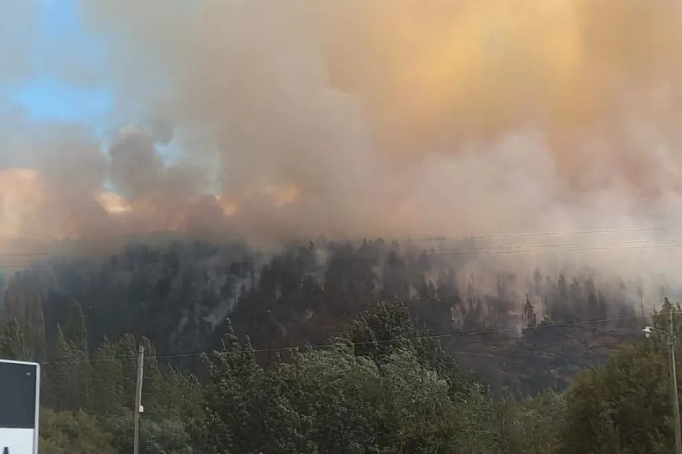 Gendarmería Nacional allanó la vivienda del hombre sospechado de provocar el incendio