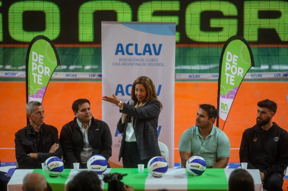 Presentaron a los máximos exponentes del vóley nacional en Bariloche