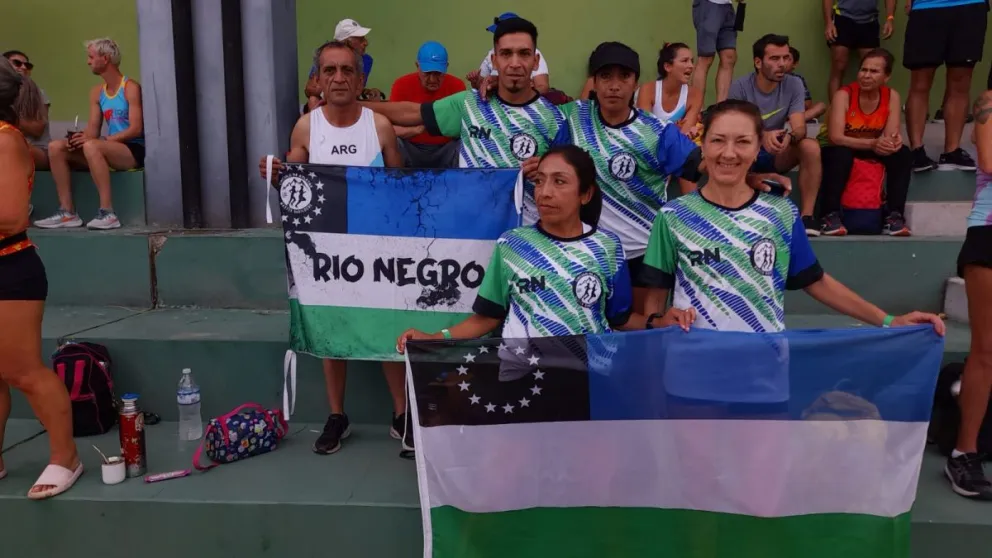 Gran actuación barilochense en el Gran Prix del Mercosur de Atletismo Máster