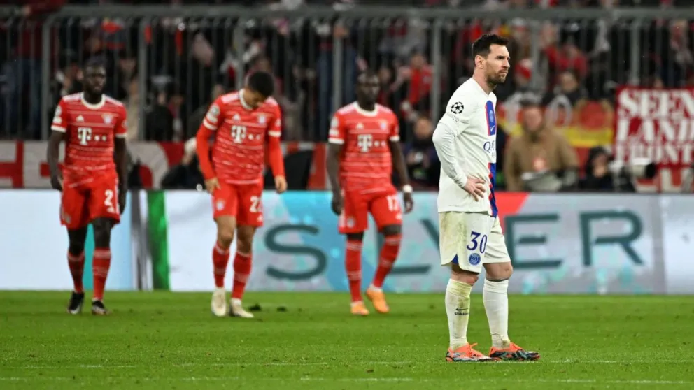 Otra vez afuera: PSG eliminado por Bayern Múnich