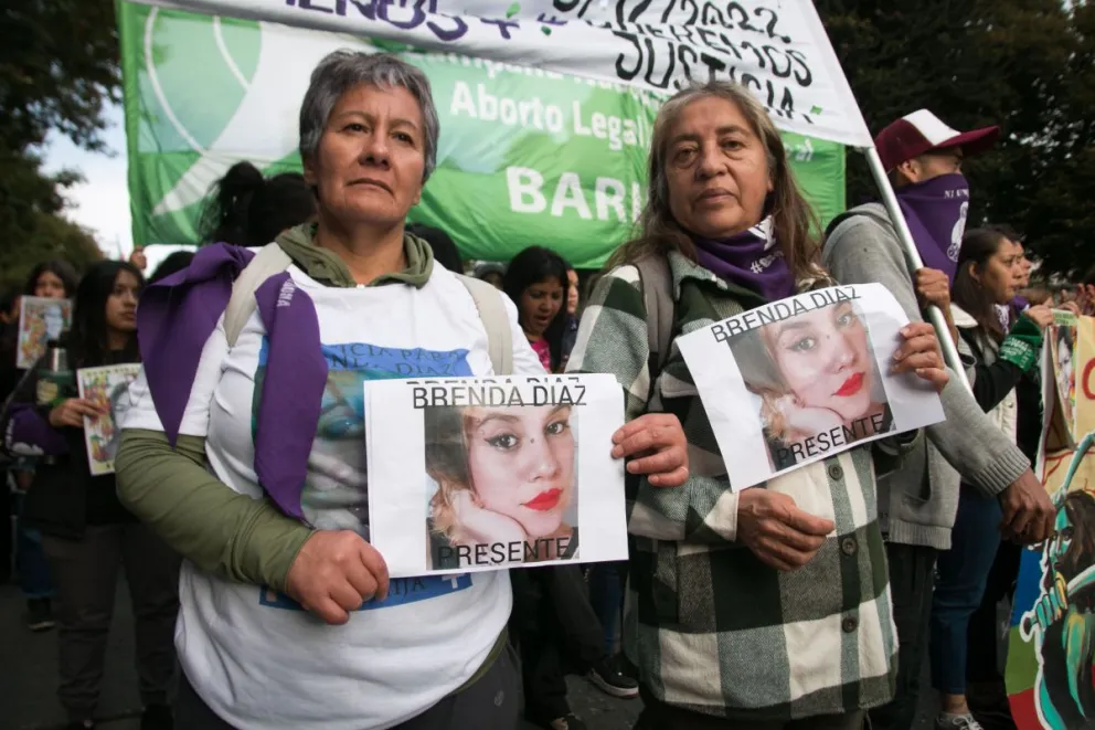 El reclamo de justicia por Brenda estuvo en la marcha del 8M