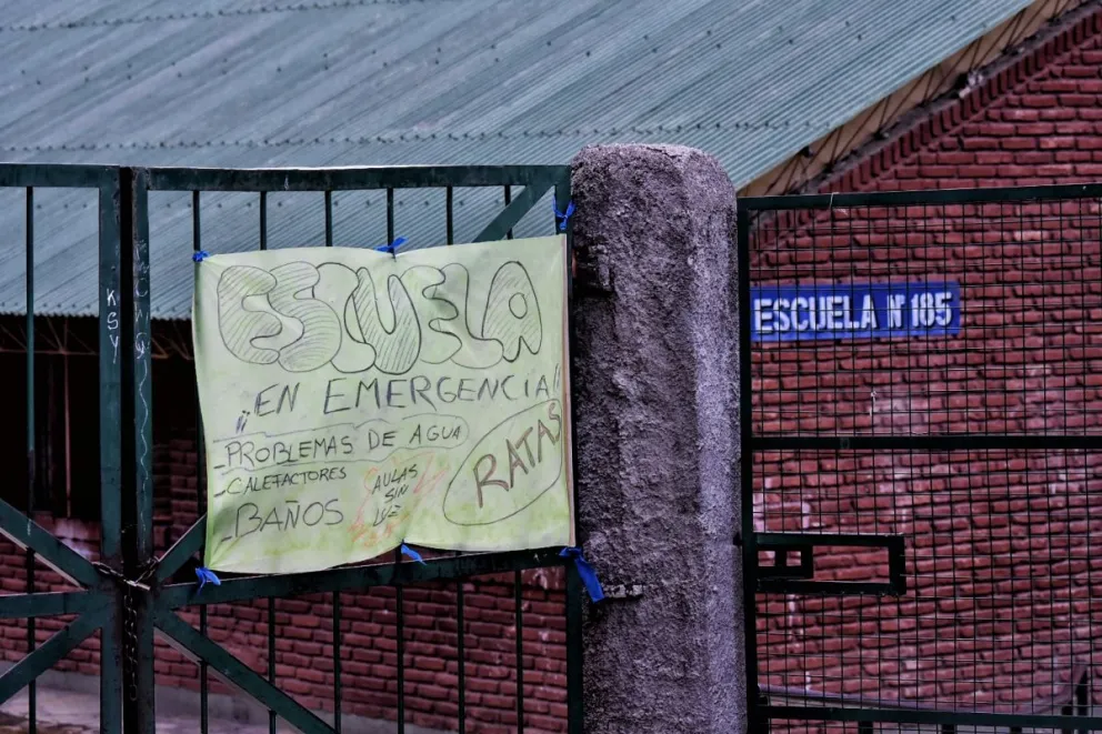 Suspendieron las clases en la Escuela 185 por la presencia de roedores en el edificio