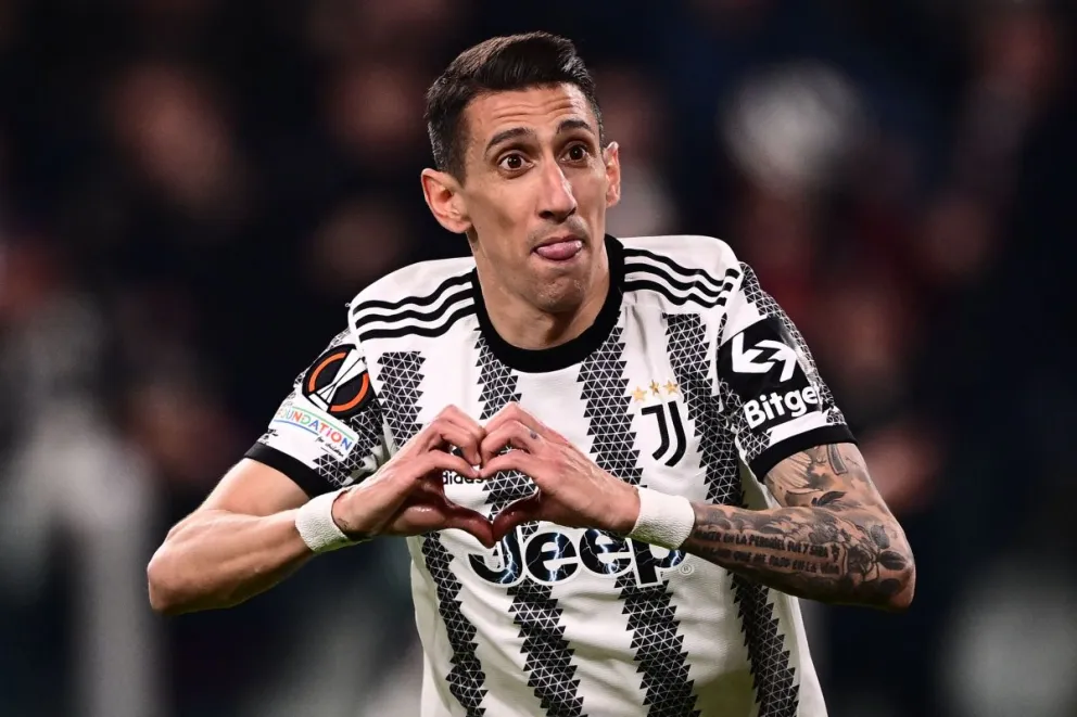 Di María brilló en la victoria de Juventus en Europa League