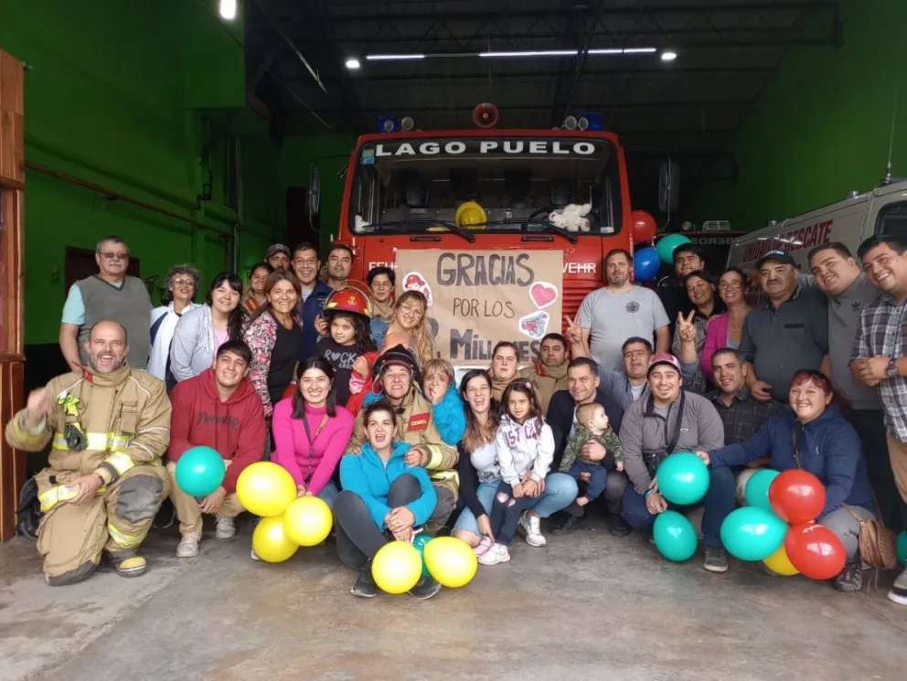 Cruzada Solidaria logró reunir $2.592.776,46 para Bomberos Voluntarios Lago Puelo
