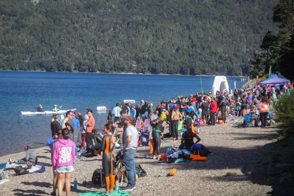 Travesía Sur fue una fiesta en el lago Gutiérrez