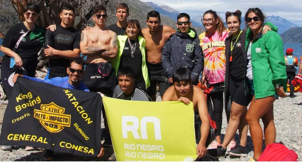 Río Negro prepara su equipo de Aguas Abiertas para los Juegos de la ParaAraucanía 2023