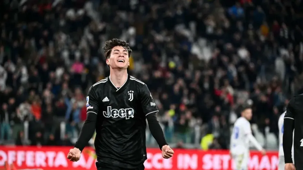 Matías Soulé debutó en las redes con la camiseta de la “Juve”