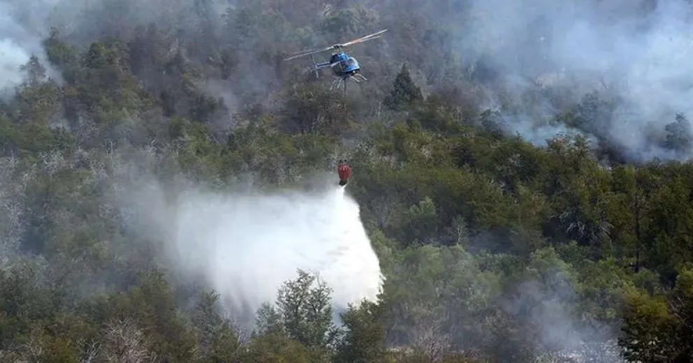 Provocaron un incendio en el Parque Lanín porque estaban perdidos: traían drogas de Chile y los detuvieron