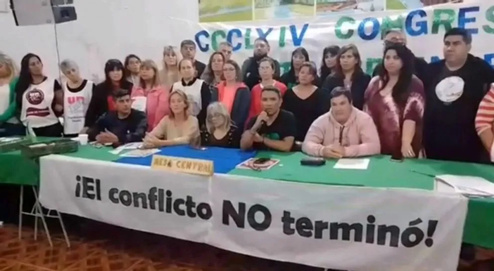 UnTER ratifica el paro: dicen que no fueron notificados legalmente de la conciliación obligatoria