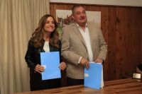 Gennuso recibió a Tolosa Paz y firmaron convenio de asistencia para mejoramiento habitacional