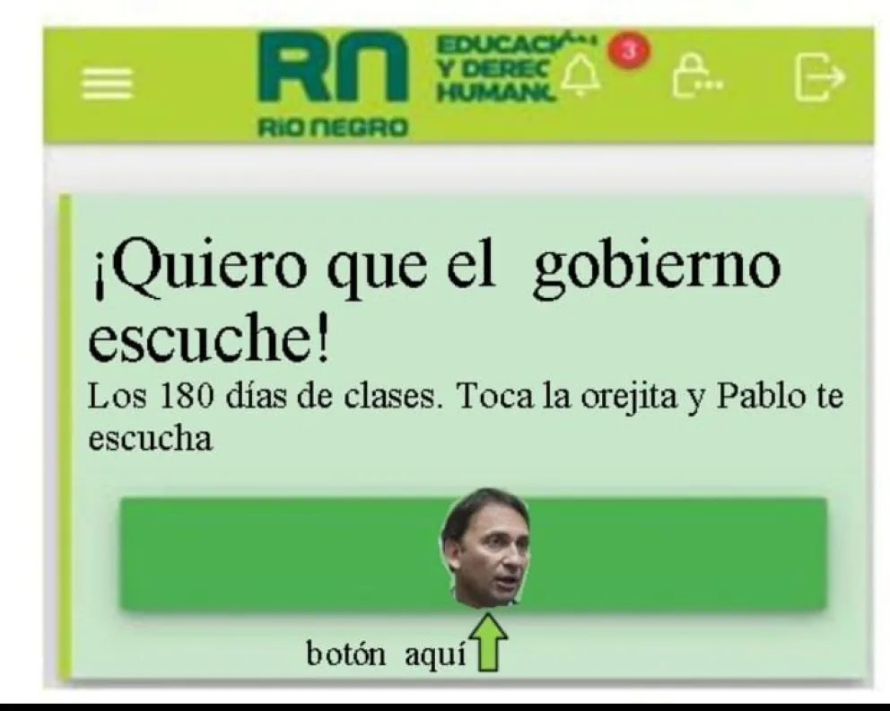 Docentes cargaron contra el botón de asistencia con memes
