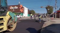 Comienza la repavimentación de calle Brown