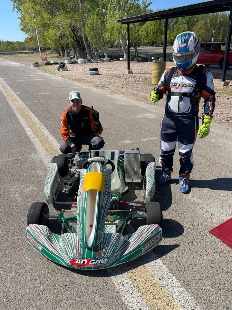 Gonzalo Cid, único representante barilochense en la prokart
