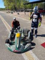 Gonzalo Cid, único representante barilochense en la prokart