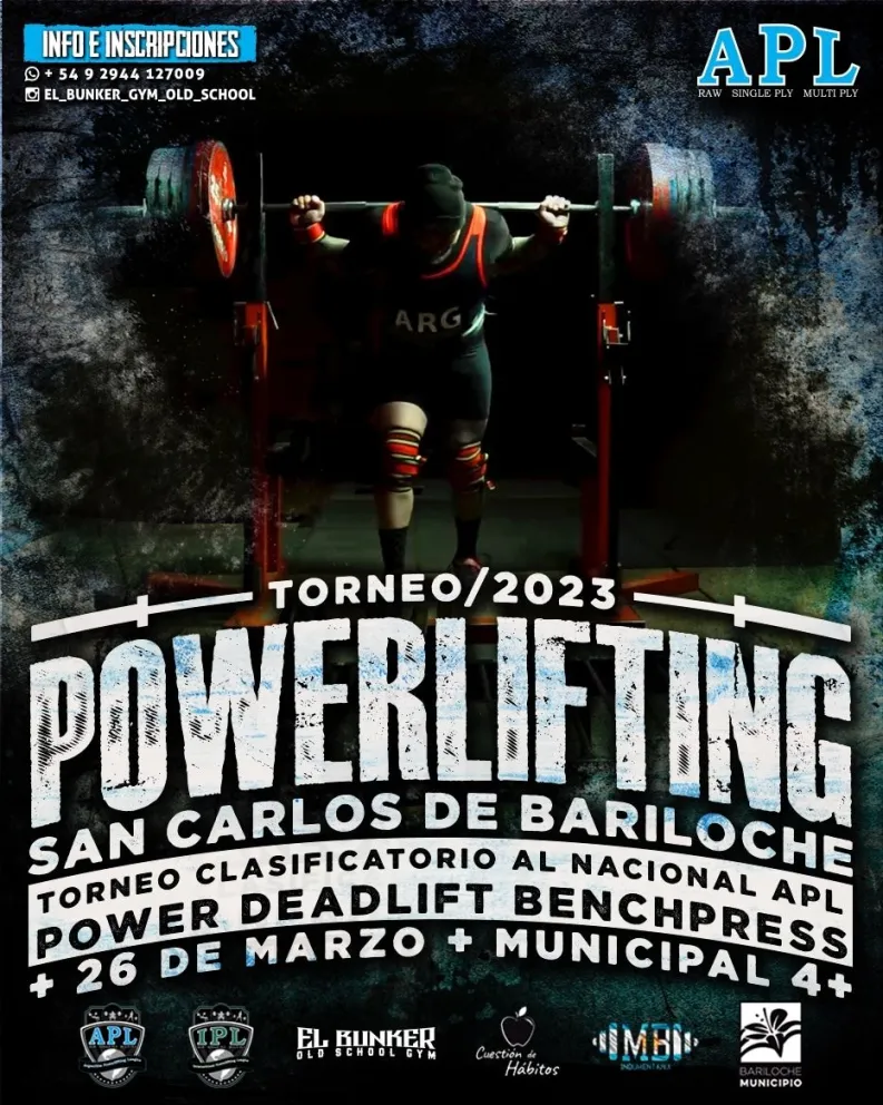El Gimnasio 4 se llena de powerlifting