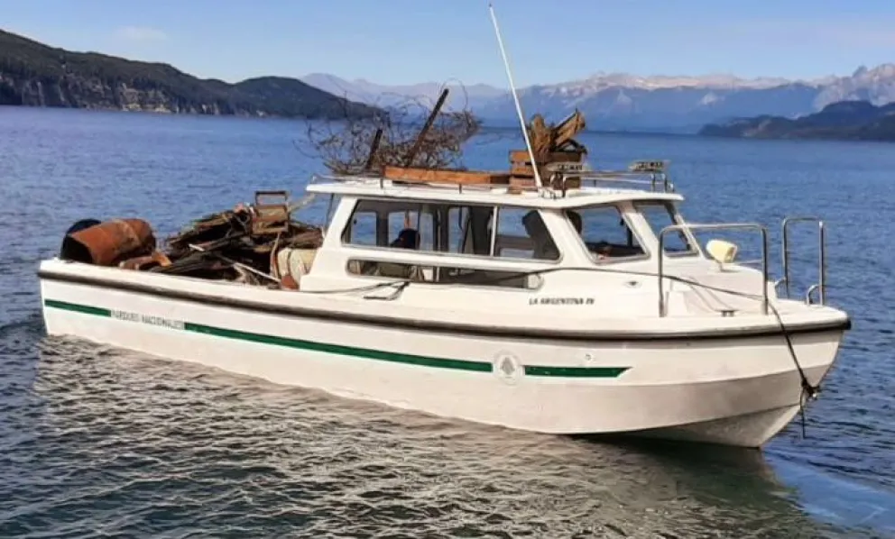 Retiraron chatarra de la zona norte del Parque Nacional Nahuel Huapi