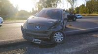 Terrible accidente: subió a la ruta y chocó con otro vehículo