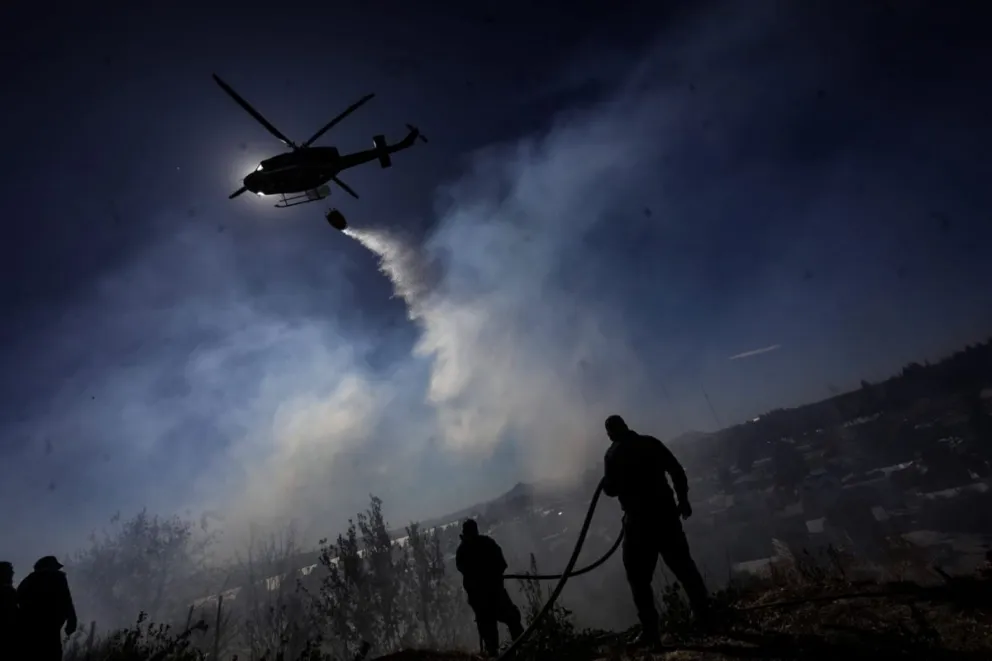 Lograron controlar el voraz incendio en la barda