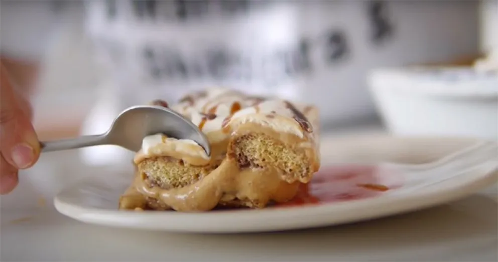 Una delicia: postre borracho de vainillas y crema