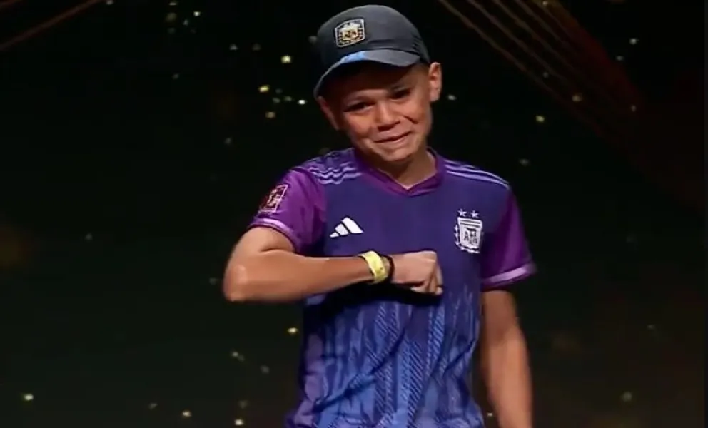 José Andrada, el nene de 12 años que hizo llorar a Scaloni y toda la Selección 