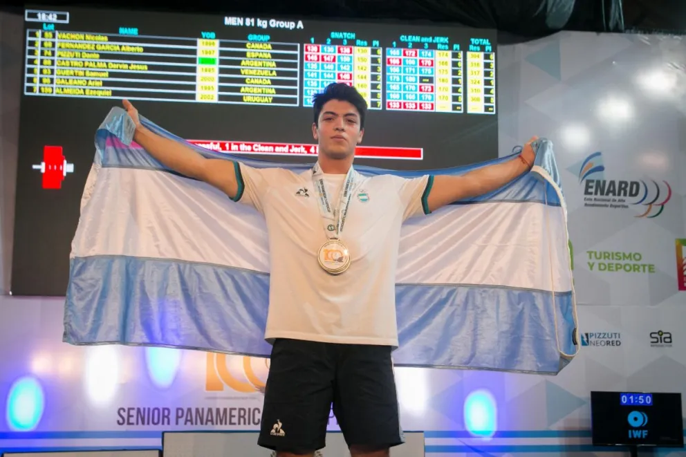 Dante Pizzuti entre los mejores deportistas del país