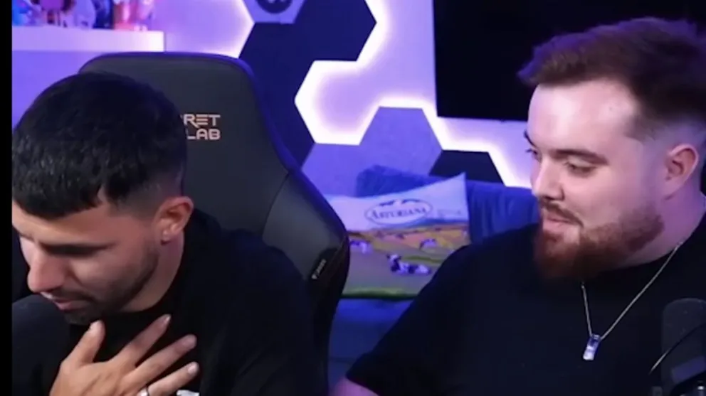 Sergio Agüero dejó un mensaje luego del “susto” que sufrió en vivo en un stream