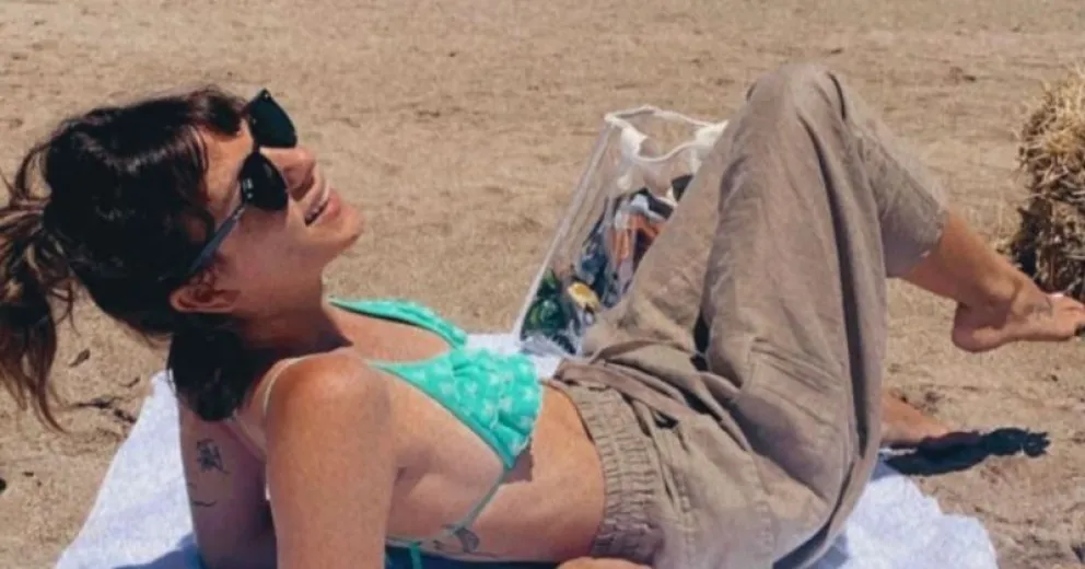 Gimena Accardi se animó al topless del "verano": "Se fue el calor"