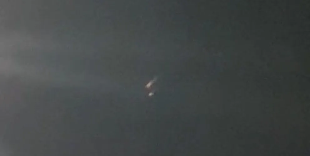 Fenómeno de luces en la finalización de las actividades por Malvinas 