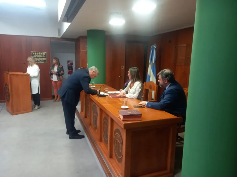 Jueza Piccinini: “Toda persona que jura en el Poder Judicial asume un compromiso con el estado constitucional de derecho”