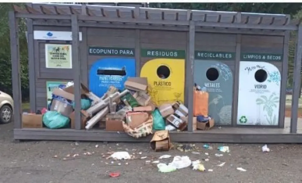 Recomendaron no sacar la basura pero igual la ciudad es una mugre