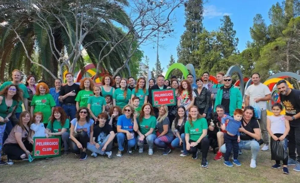 En Bariloche pelirrojos y pelirrojas se reúnen este sábado para tomarse una foto grupal