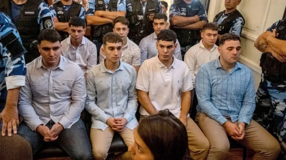 Caso Báez Sosa: se filtró un video de los rugbiers trabajando dentro de la cárcel