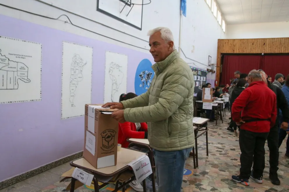 Votó “Tonchek” Zidar: “le teníamos miedo a la escasa participación y se va revirtiendo”
