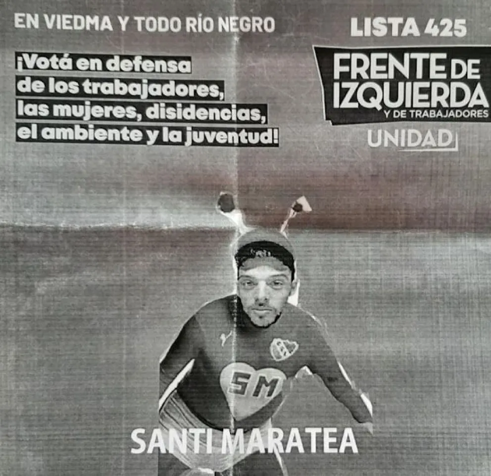 Elecciones provinciales: Un rionegrino metió una boleta de Santi Maratea en el sobre
