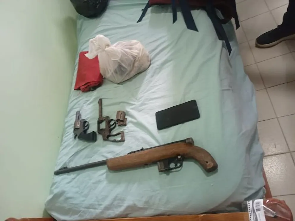 Fue detenido por amenazas agravadas por el uso de armas de fuego