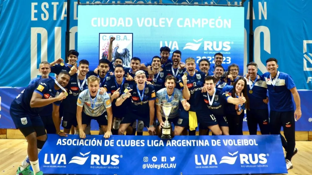 Ciudad Vóley se consagró campeón por primera vez con la gran figura de Facundo Conte