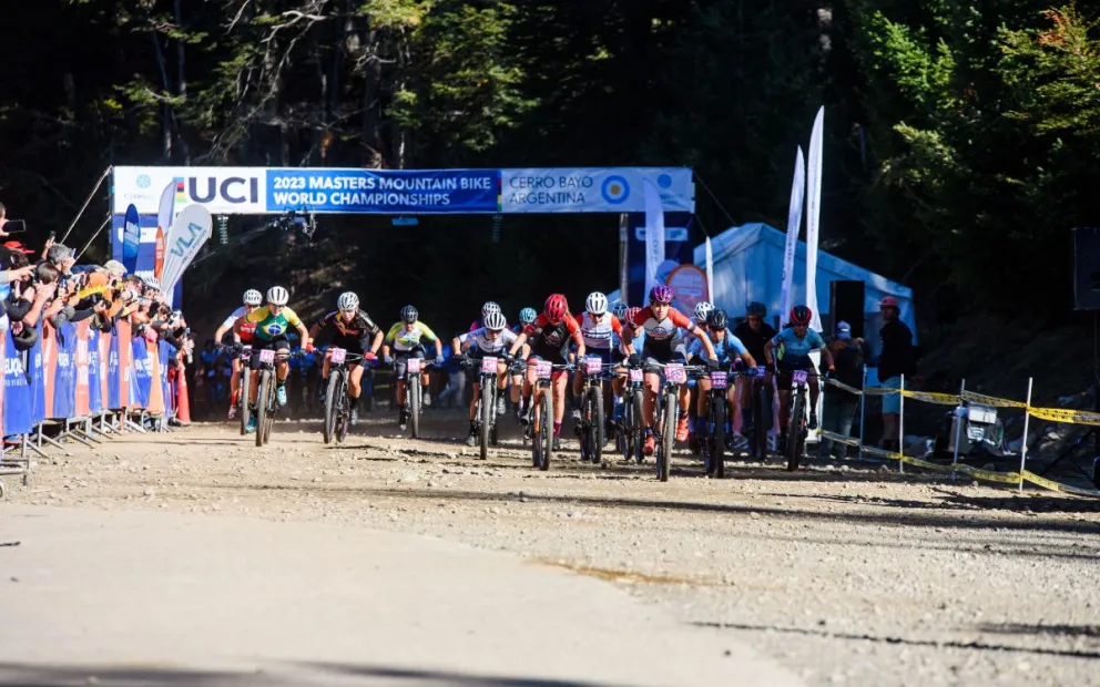 Siguió la fiesta del ciclismo de montaña con el XCO del Campeonato del Mundo Uci Masters MTB 2023