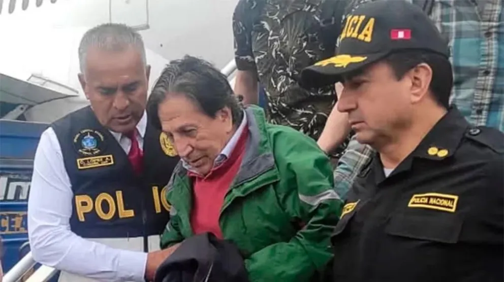 Perú: el expresidente Alejandro Toledo llegó a su país luego de ser extraditado de Estados Unidos