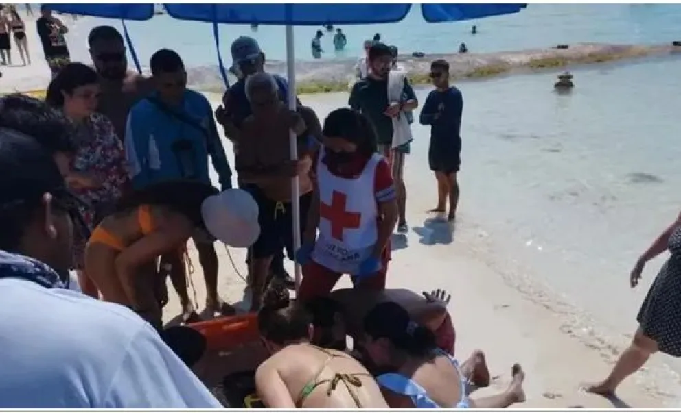 Tragedia: un turista argentino murió durante una excursión en Islas Mujeres