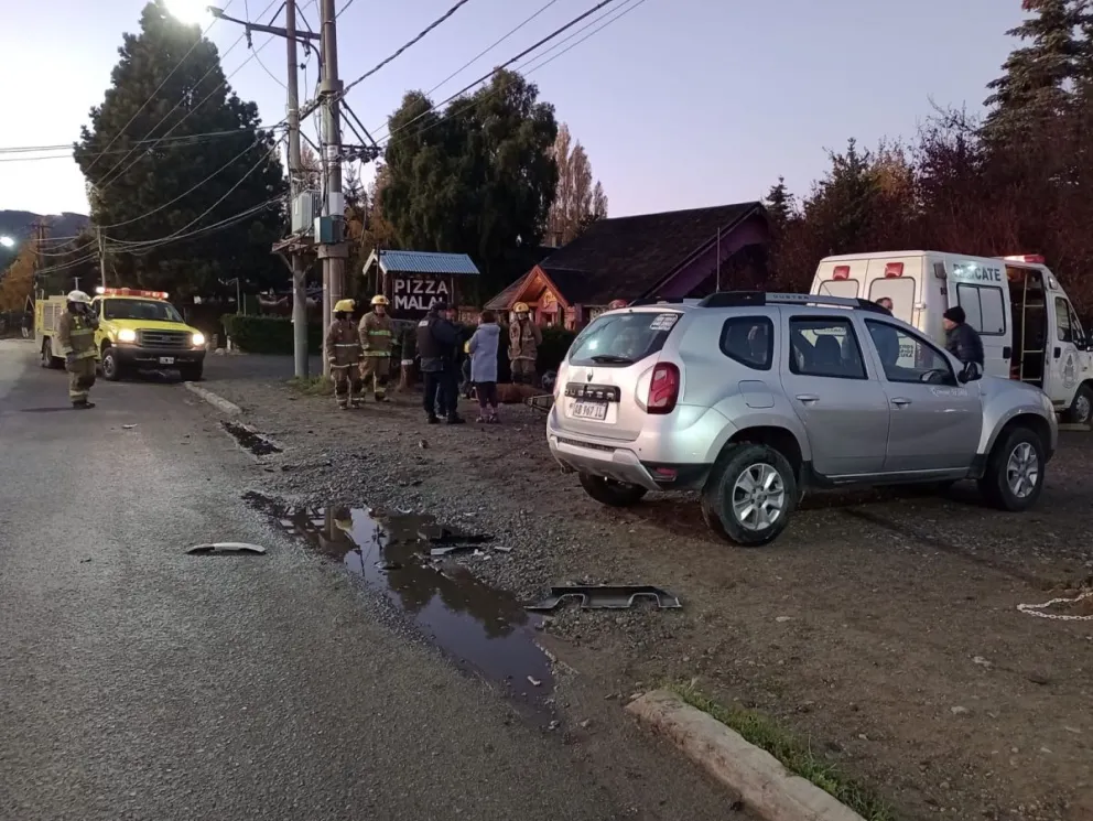 Un motociclista herido tras colisionar con un remise en Bustillo