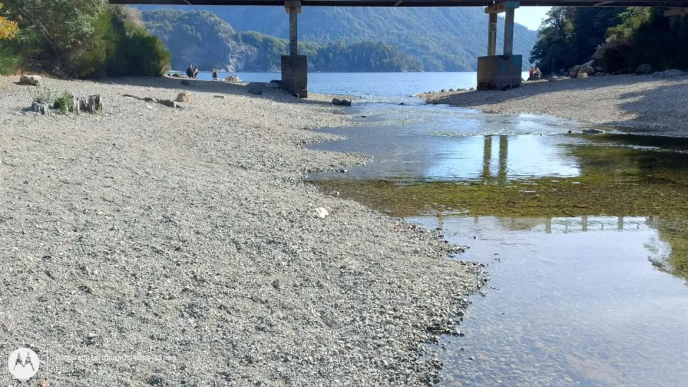 Impactante efecto de la sequía en el estado actual del arroyo Angostura 